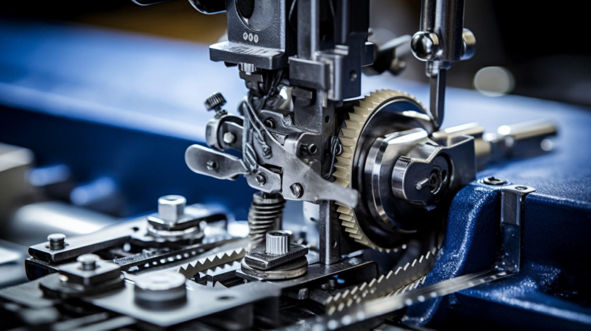 steel machinery sews garment with precision accuracy 32947184